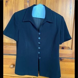 Petite black suit jacket